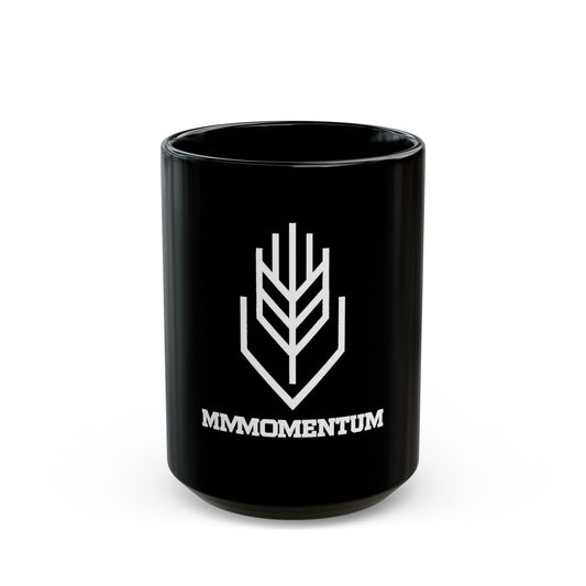 MMMomentum Black Ceramic Mug — 11oz/15oz Logo Coffee Cup