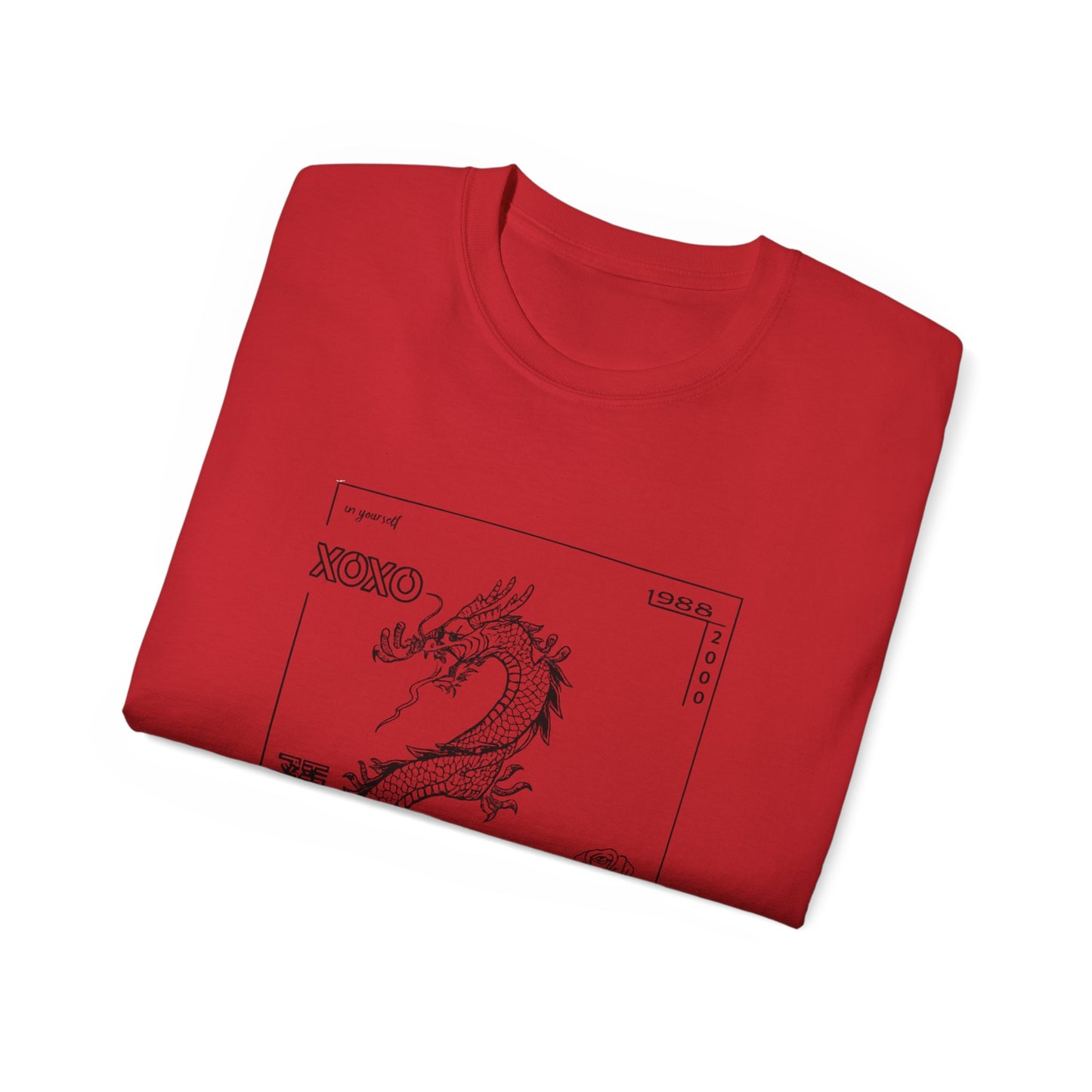 Carpe Diem Sunflower & Dragon Graphic Tee