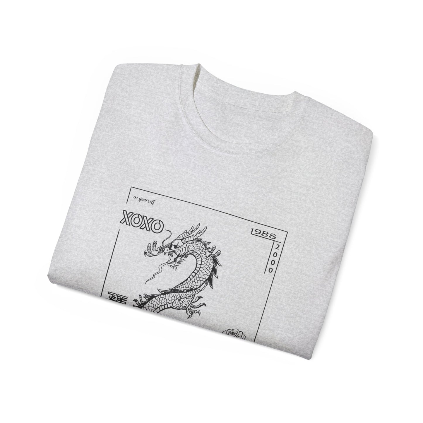 Carpe Diem Sunflower & Dragon Graphic Tee
