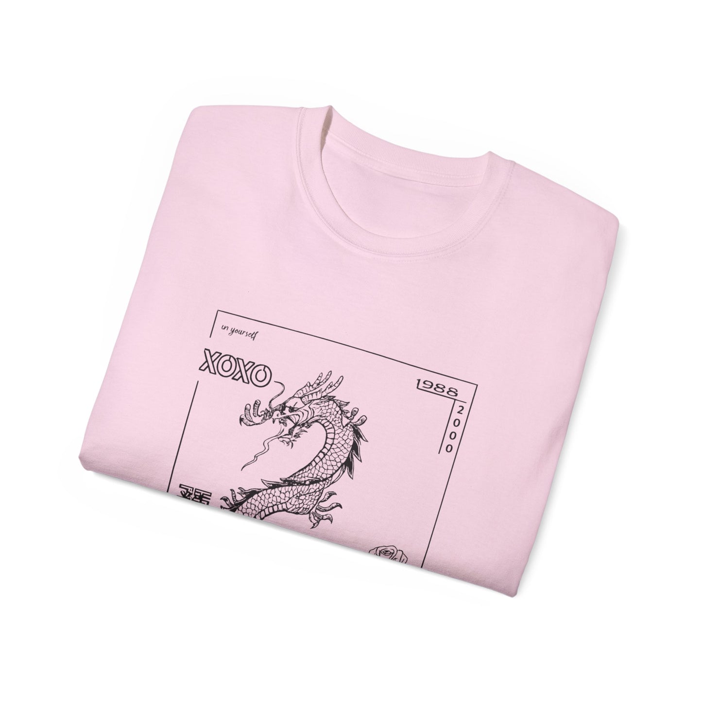 Carpe Diem Sunflower & Dragon Graphic Tee
