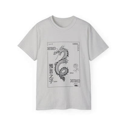 Carpe Diem Sunflower & Dragon Graphic Tee