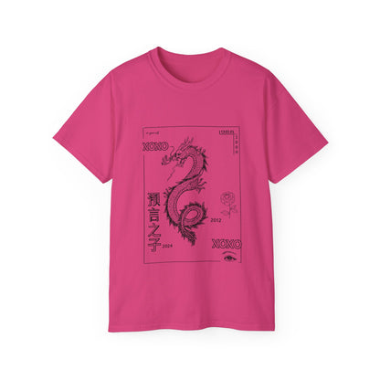 Carpe Diem Sunflower & Dragon Graphic Tee