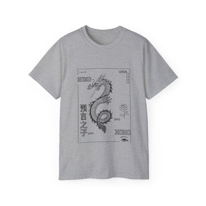 Carpe Diem Sunflower & Dragon Graphic Tee
