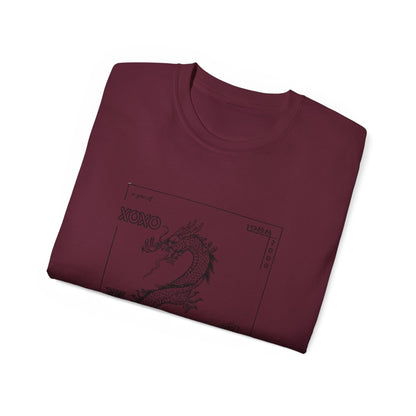 Carpe Diem Sunflower & Dragon Graphic Tee