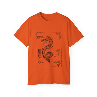 Carpe Diem Sunflower & Dragon Graphic Tee